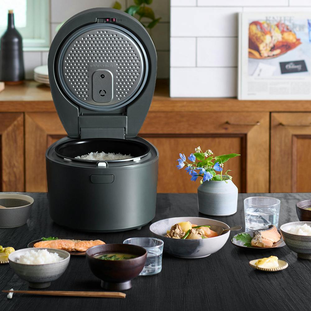 アイリスオーヤマ IHジャー炊飯器 3合 RC-IL30-HA アッシュ 調理家電
