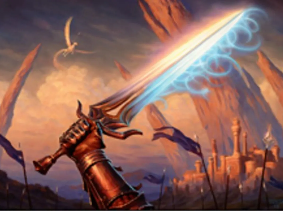 Justice of MTG 【プレイマット】Sword and Truth