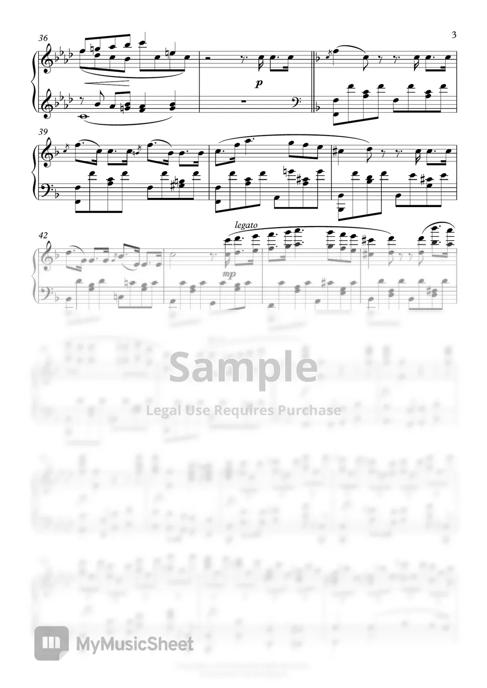 Schubert - Fantasy in F Minor D. 940 ピアノ楽譜PDF | Kassia | mymusic5