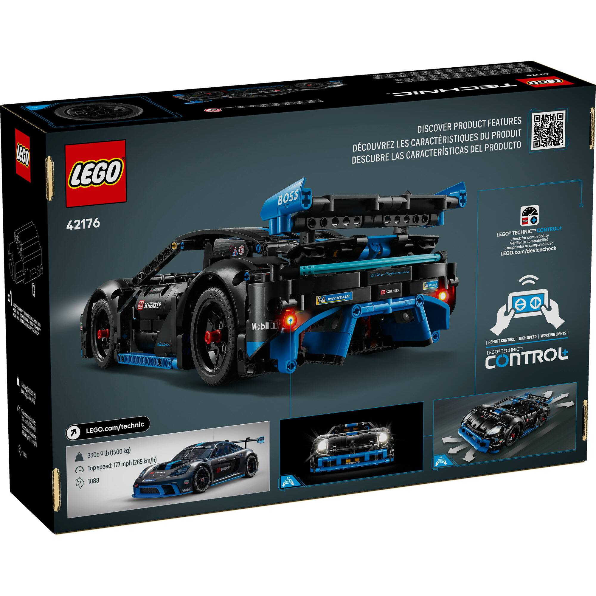 LEGO® Technic™ Porsche GT4 e-Performance Race Car Toy 42176 | Michaels
