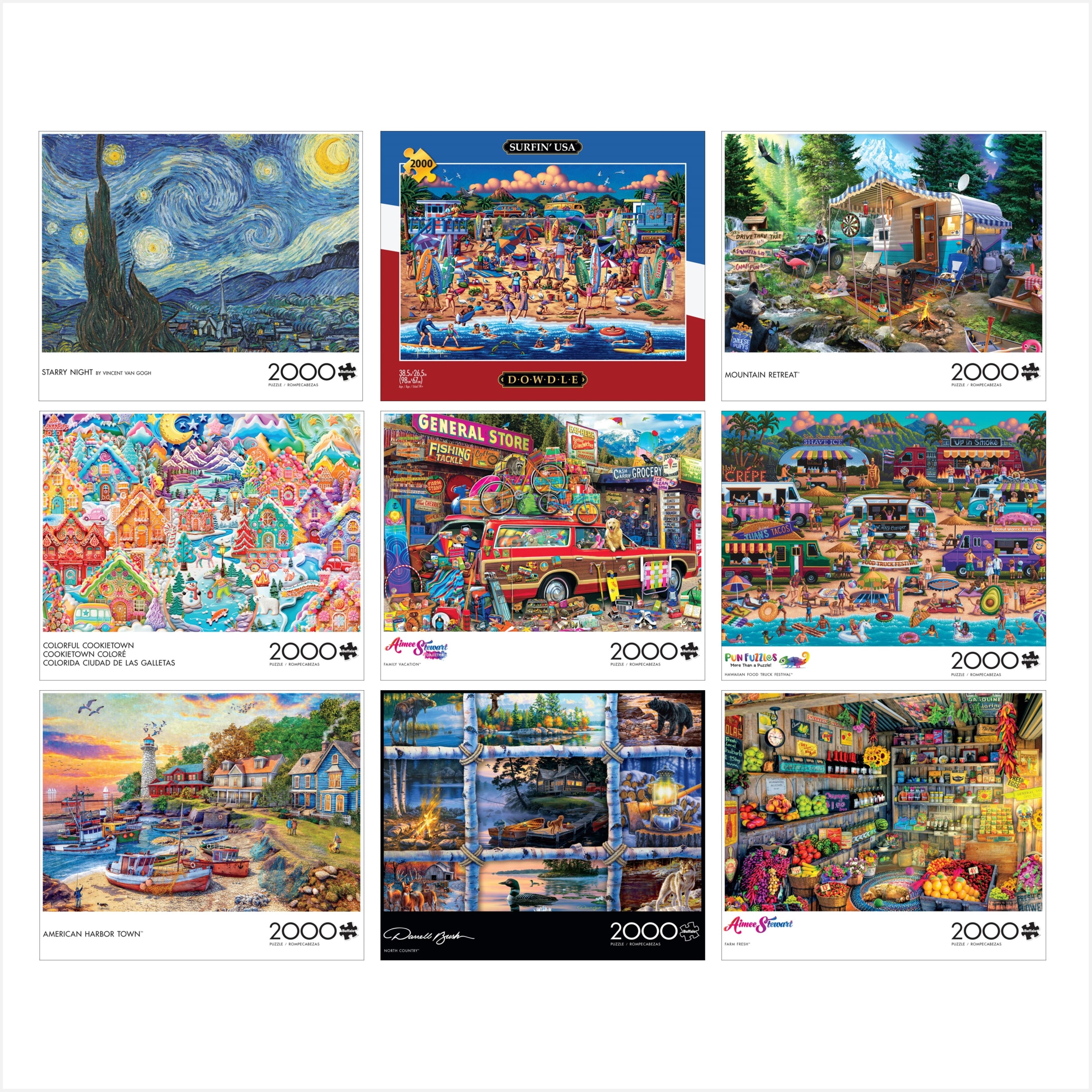 Assorted Art & Photo 2,000 Piece Puzzle | Michaels