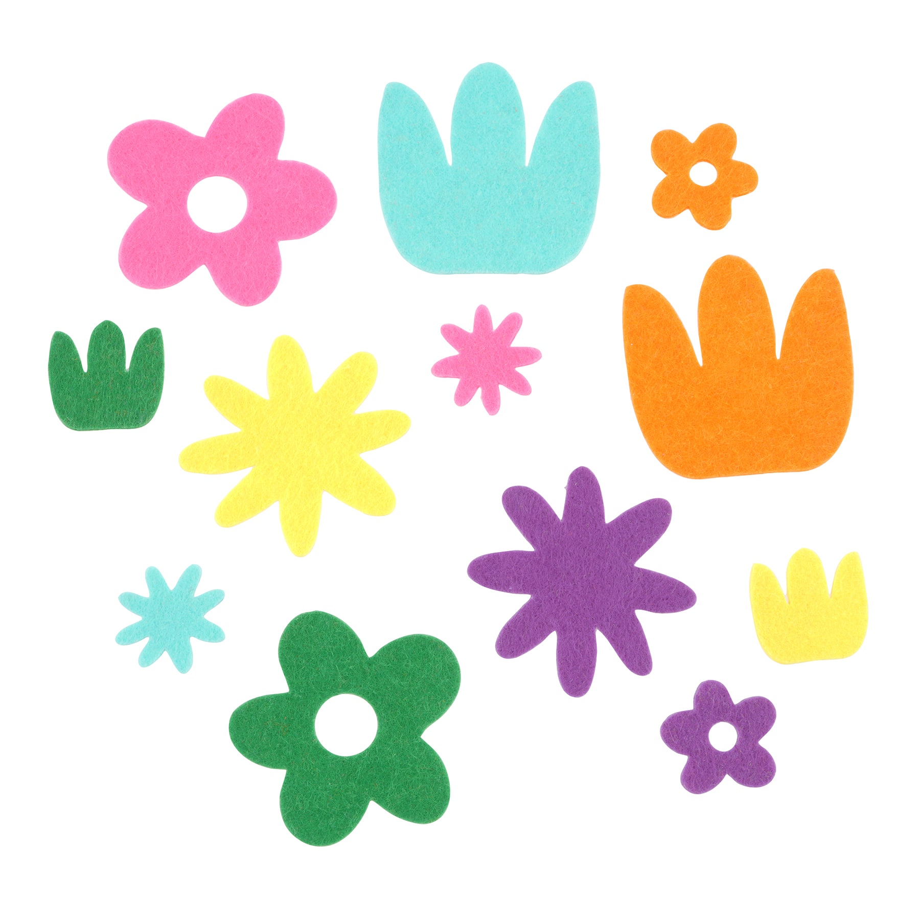 Felt Flowers Scrap Pack, 50ct. by Creatology™ | Michaels