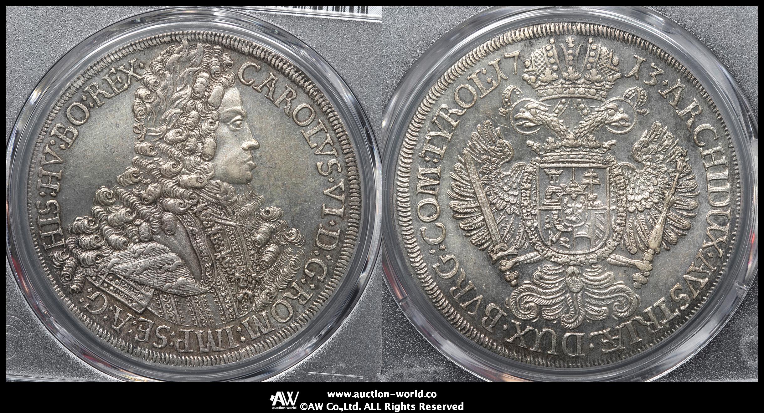 貨幣博物館 | HOUSE OF HABSBURG Karl VI カール6世（1711~40） Taler