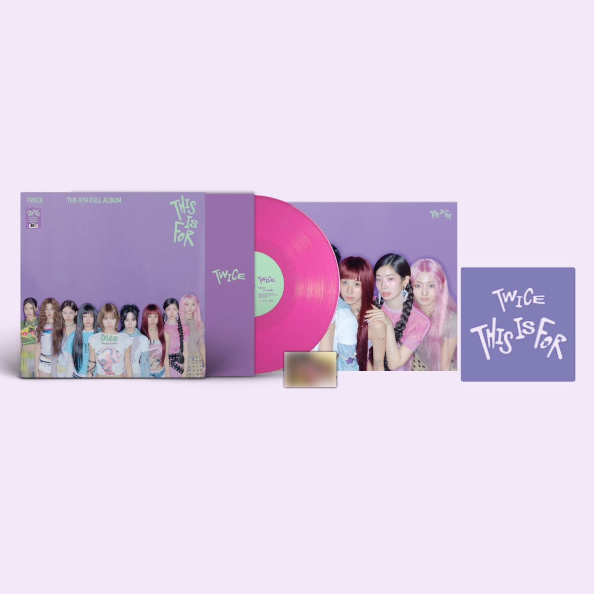 Twice · This is for (LP) [Dragonfruit Glitter Vinyl edition