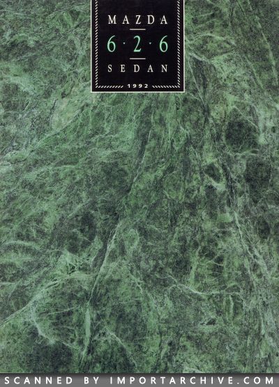 1992 Mazda 626 Brochure - ImportArchive