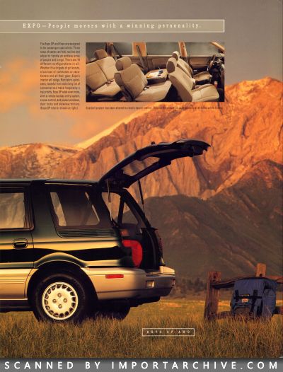 1993 Mitsubishi Expo Brochure - ImportArchive