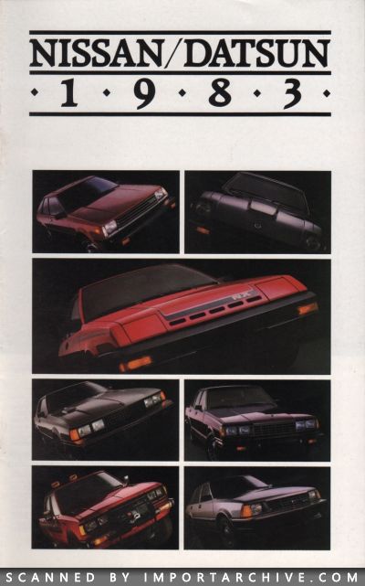 1983 Nissan Full Lineup Brochure (Early Version) - ImportArchive