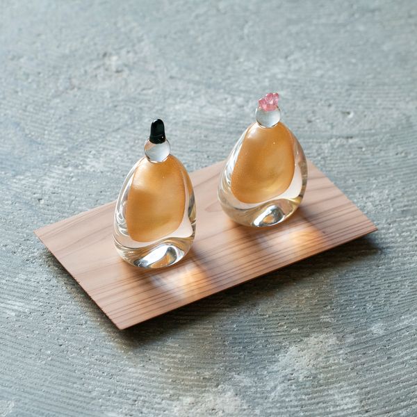 硝子屋 PRATO PINO/雛人形のオブジェ -松野さんが1つずつ手作りして