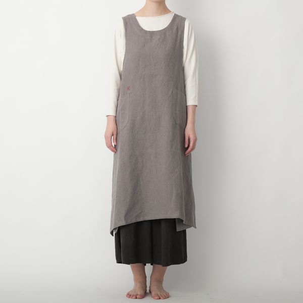 kapoc/ワンピースエプロン タバード -体型に合わせて調整でき、美しく