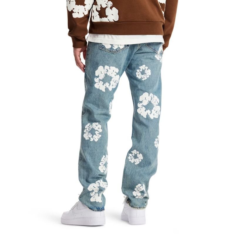 Buy Denim Tears x Levi's Cotton Wreath Jean 'Light Wash' in NZ