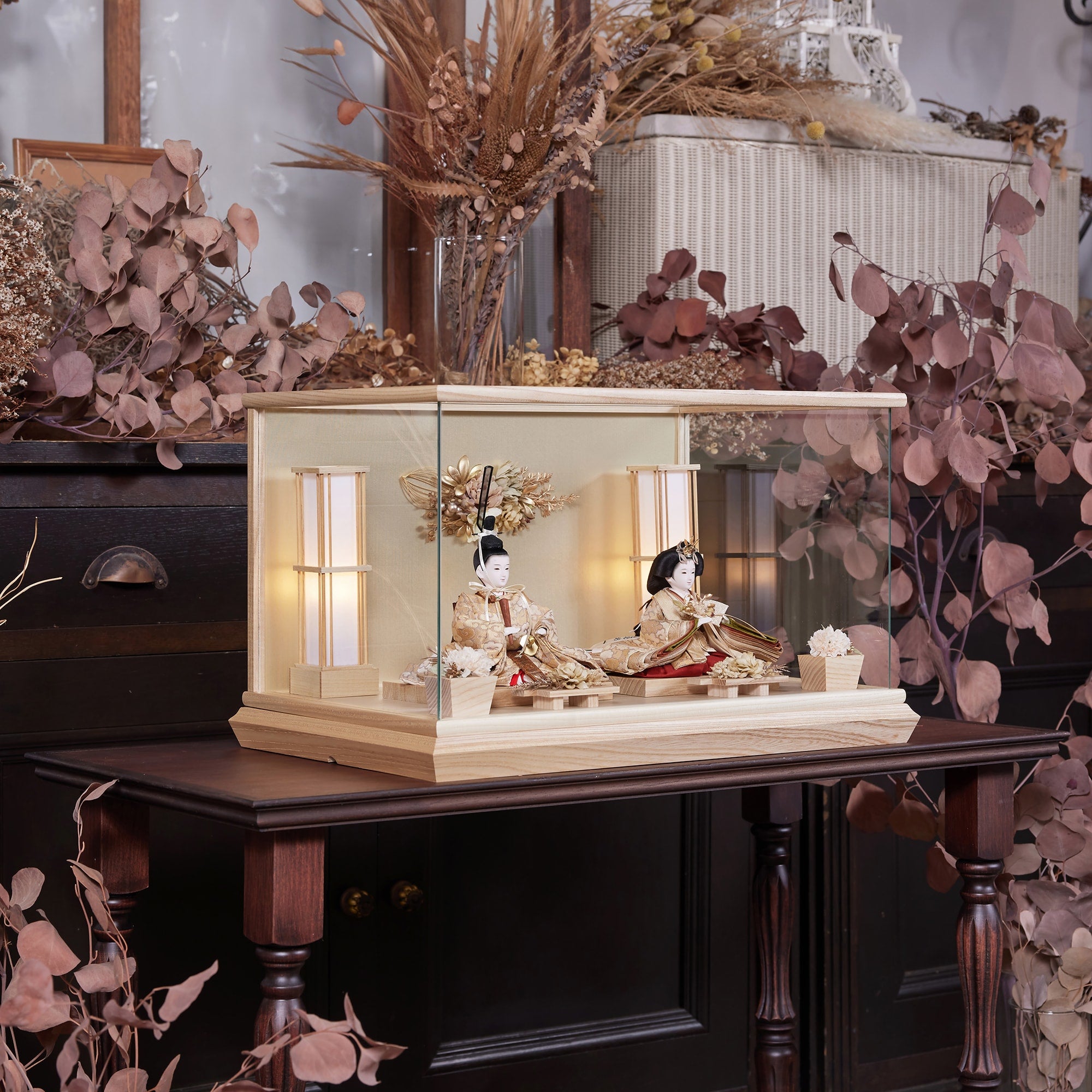 清水久遊作 円 madoka｜26雛人形ケース飾り ｜雛人形（ひなにんぎょう