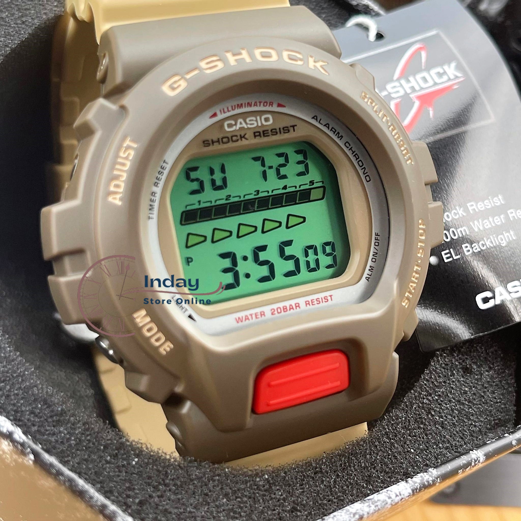 Casio G-Shock Men's Watch DW-6600PC-5 Digital DW-6600 Series in