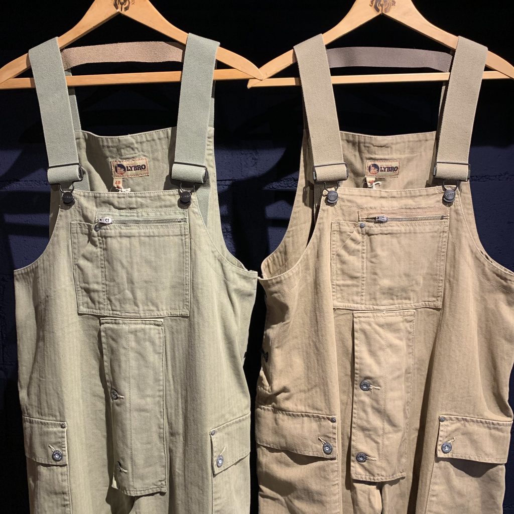 Nigel Cabourn LYBRO NAVAL DUNGAREE-HERRINGBONE | INDIGO BLUE