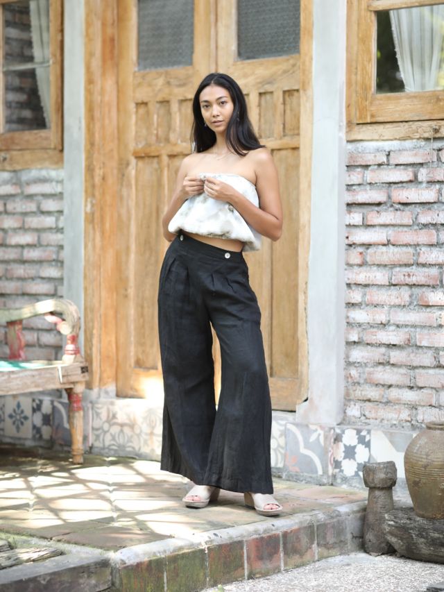 新品インディゴシー インディゴシートップス indigosdea バックリボン