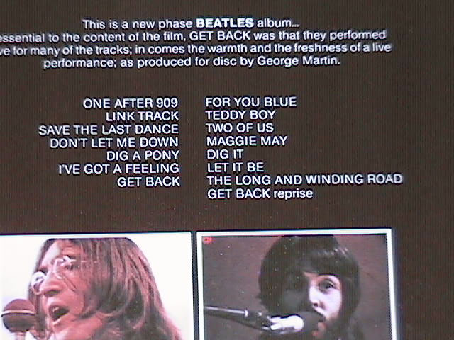 THE BEATLES LET IT BE  NAKED