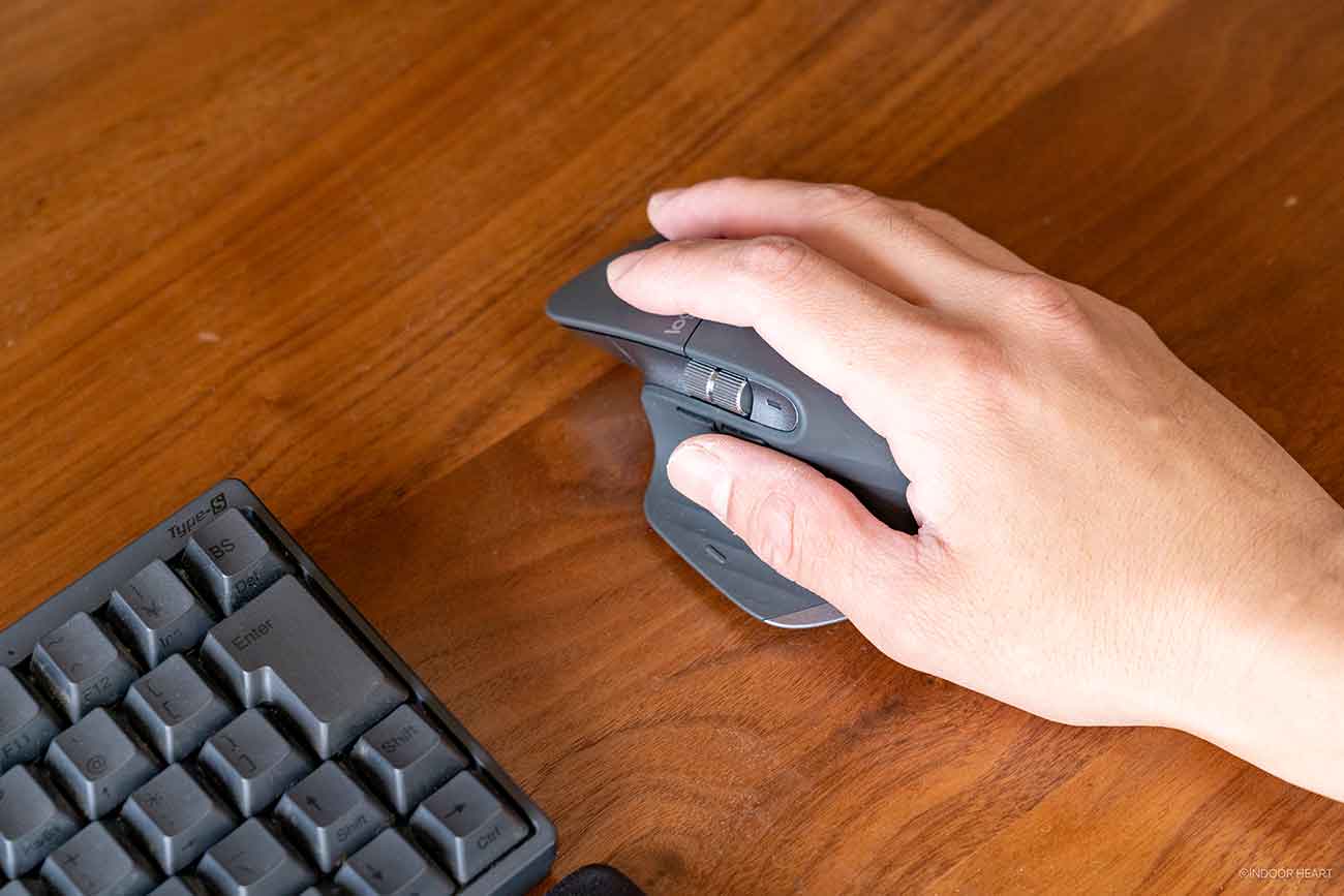 ロジクール MX Master 3s レビュー：クリック音が静かで、クリック感も