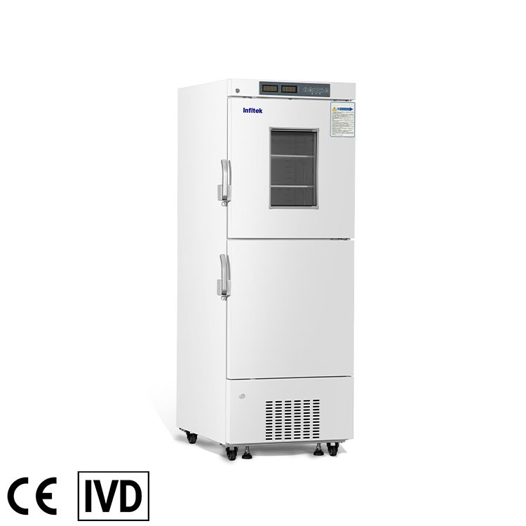 Lab Combined Refrigerator & Freezer, CRF25-370 - Infitek