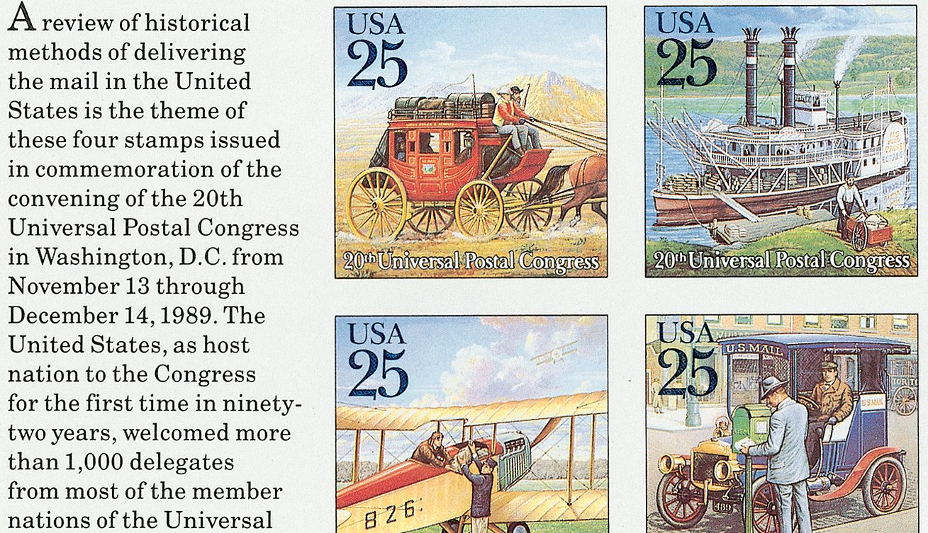 20th Universal Postal Union Congress | Mystic Stamp Discovery Center