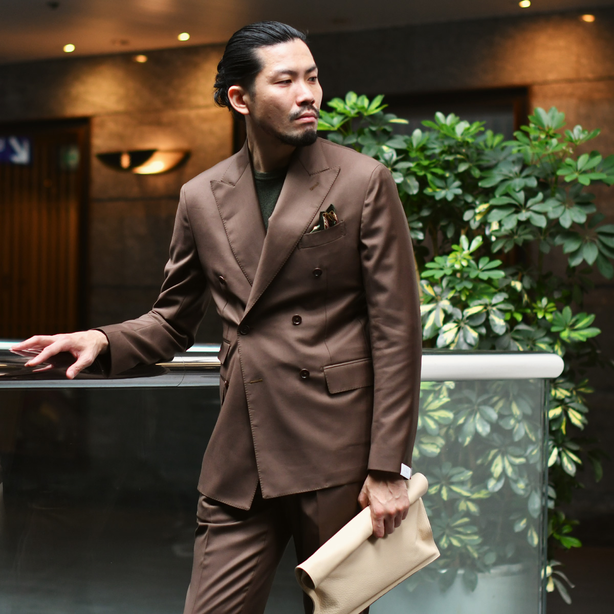 最上級スーツでドレスダウンスタイル！！De Petrillo【デ ペトリロ