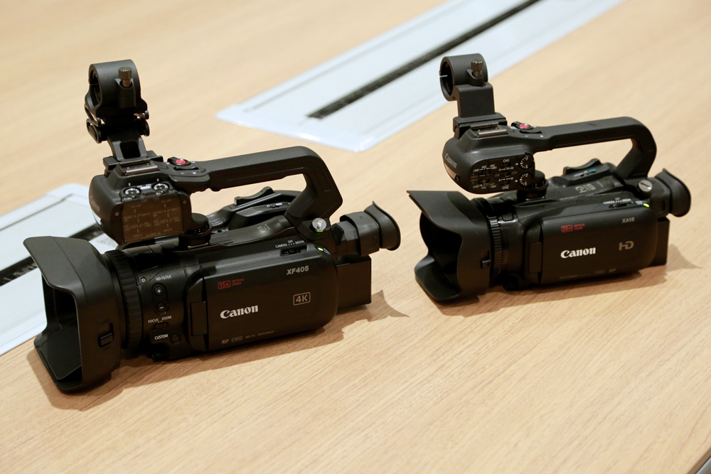 キヤノン業務用カムコーダー新製品「XF405 / XF400」「XA15 / XA11