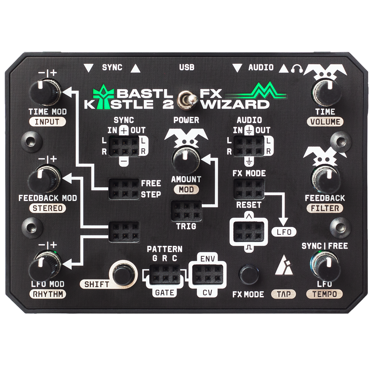 BASTL INSTRUMENTS KASTLE 2 FX WIZARD | パッチング可能なステレオ
