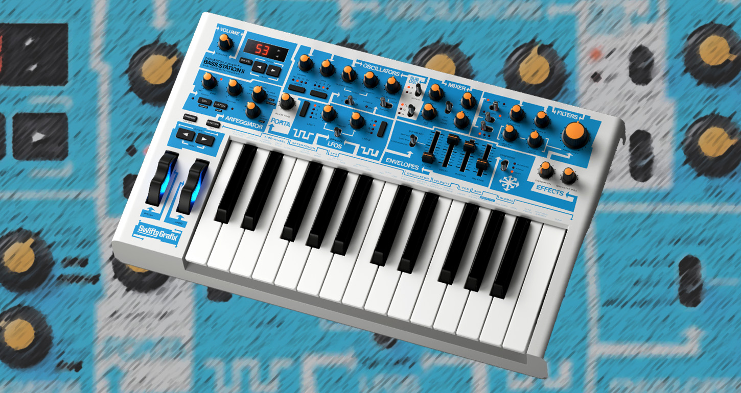 Novation Bass Station II | 3VCO搭載のアナログ・ベース