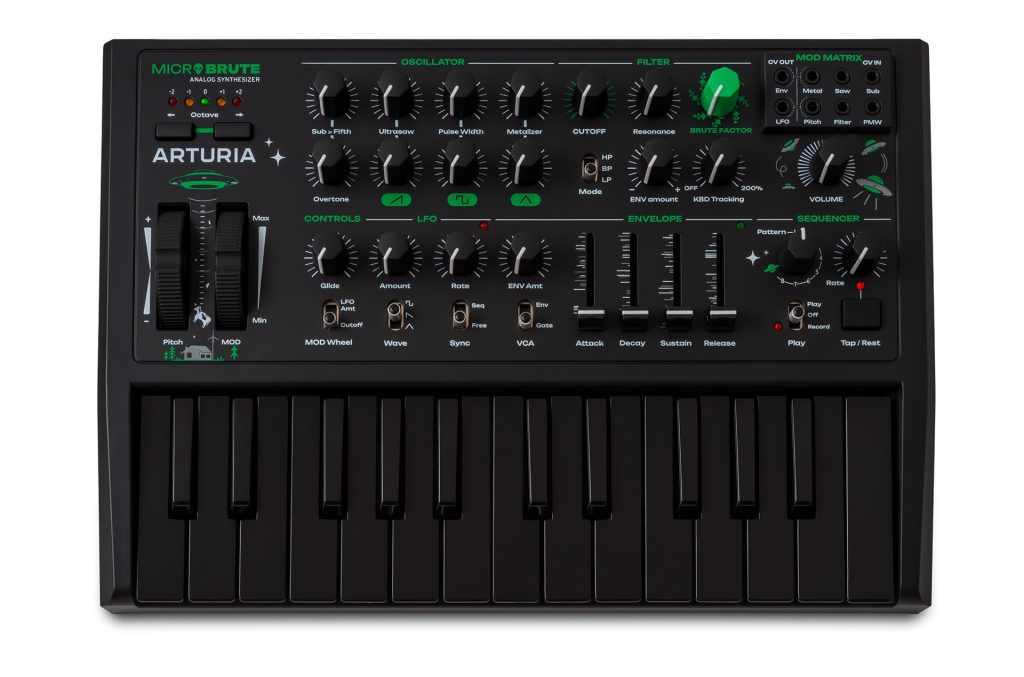 Arturia MicroBrute UFO | 大ヒットアナログシンセのUFOエディション