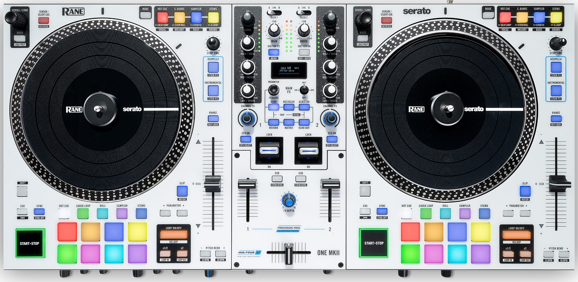 Rane ONE MKII | Stemsコントロールと29種の内蔵FXを搭載したモーター