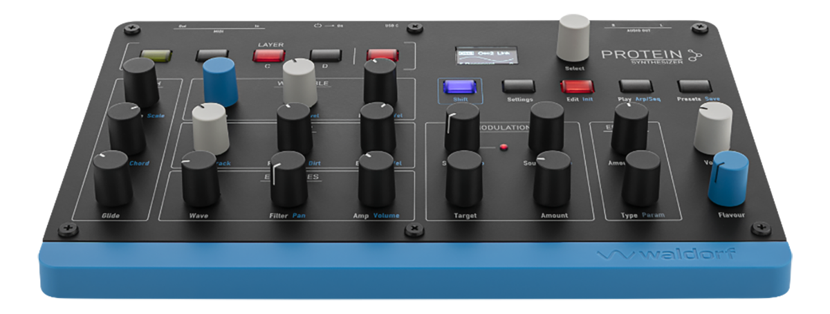 Waldorf PROTEIN | コンパクトなウェーブテーブル 8ボイス