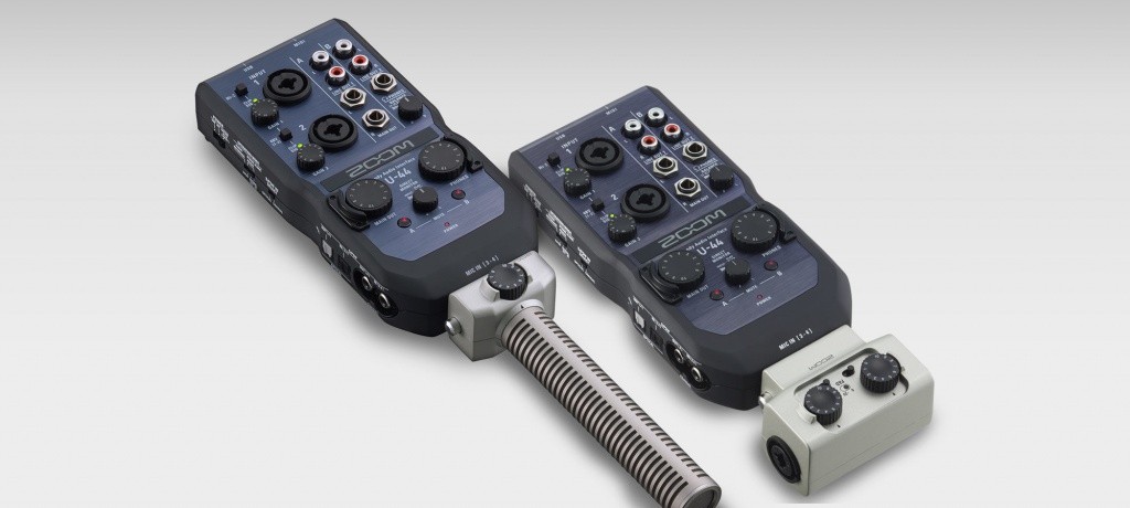 ZOOM U-44 / U-24 発表！モバイルに最適なハンディー・オーディオ/MIDI
