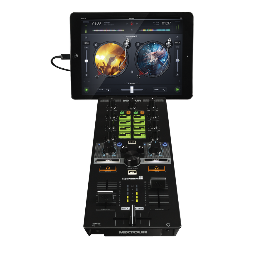 iPadやAndroidなどのタブレットで使えるDJミックス・コントローラー