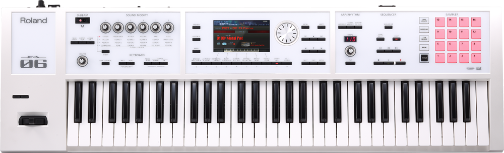 Roland FA-06-SC 発表！800音色以上追加したFA06ホワイトモデル