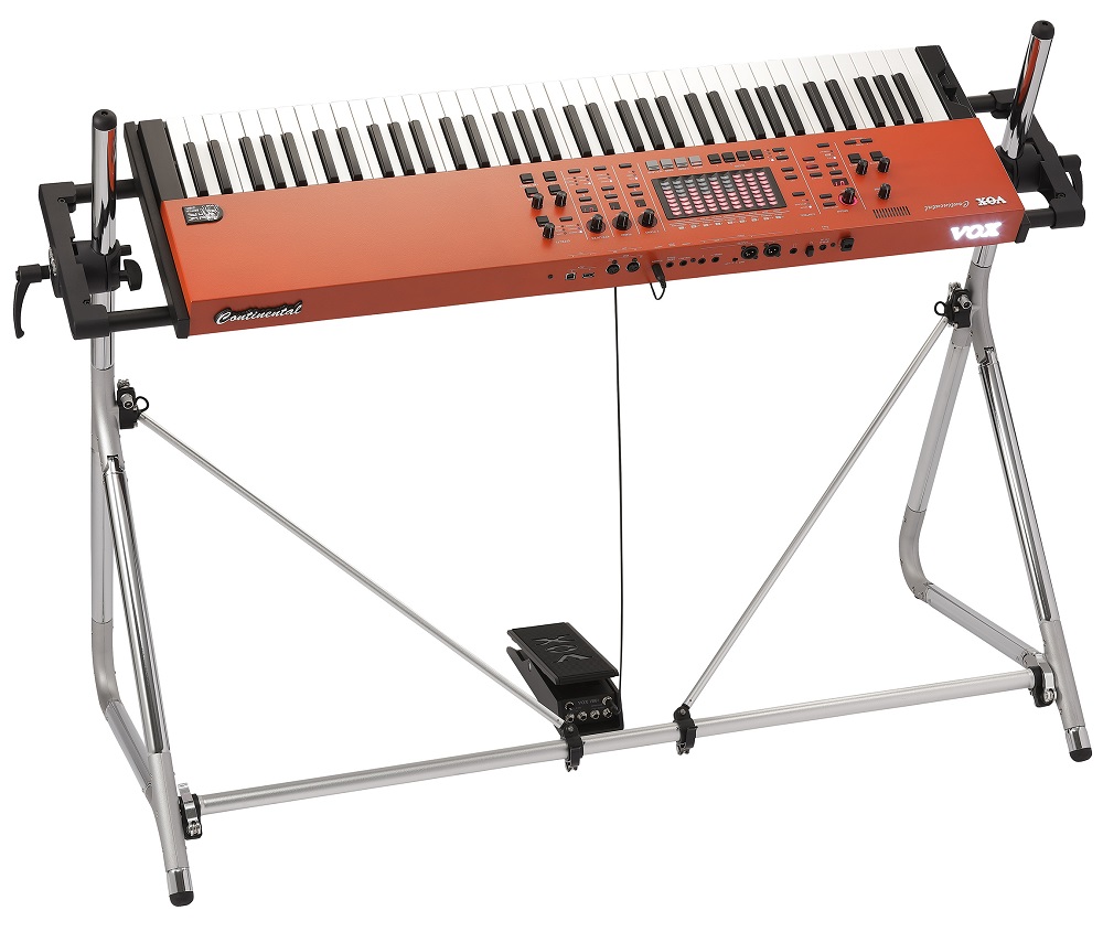 真っ赤なステージ・キーボード VOX CONTINENTAL 61 / 73 発表