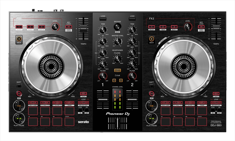 Pioneer DJ DDJ-SB3 発表！操作性と演奏性が向上し、本格的なDJプレイ