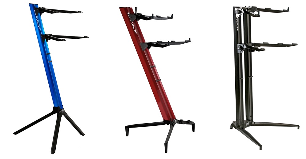 未使用)STAYキーボードスタンドSlim1100/02湾曲型アームブラック STAY