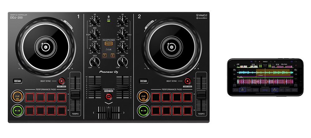 Pioneer DJ DDJ-200 | スマホで手軽に楽しめるリーズナブルなスマート