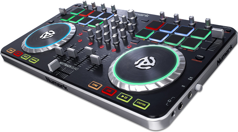 Numark 4チェンネルDJコントローラー「MIXTRACK QUAD」発売