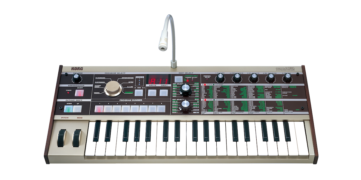MICROKORG MK-1 再販売決定！シンセサイザー、ボコーダー機能を搭載