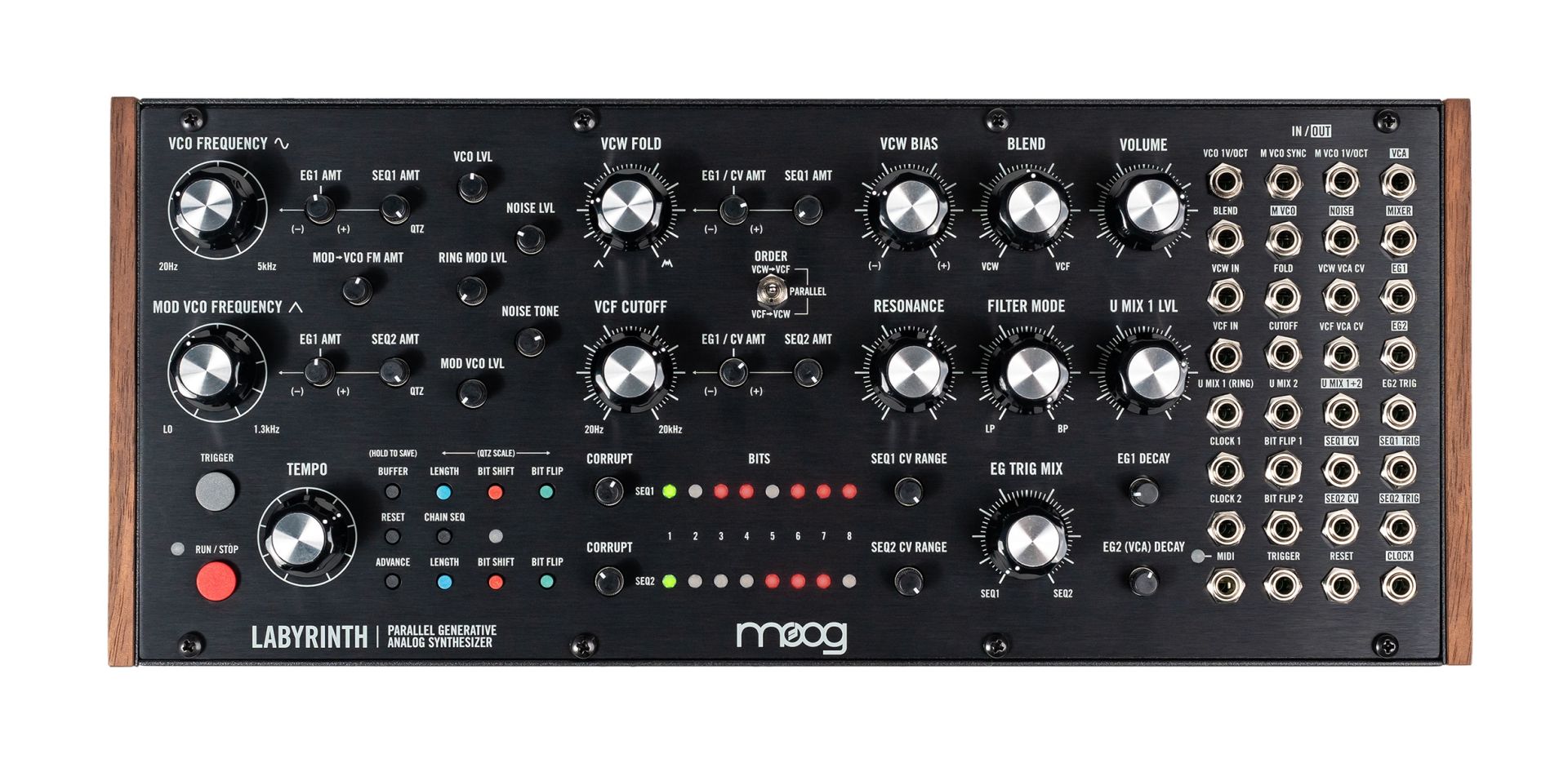 Moog Labyrinth | 西海岸スタイルのセミモジュラーシンセサイザー