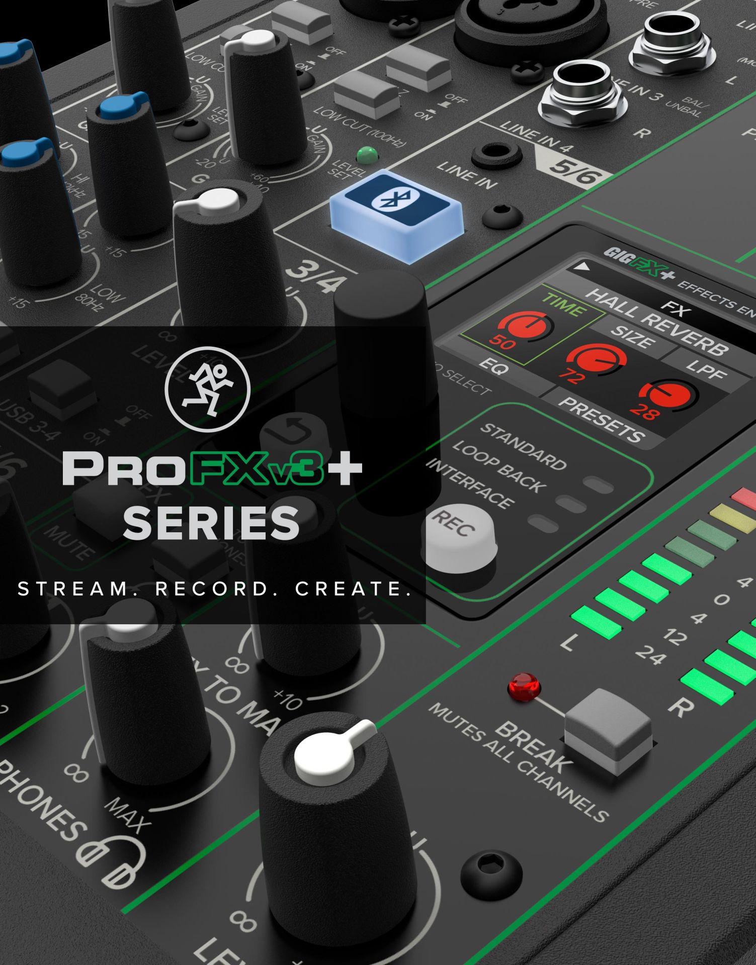 Mackie ProFXv3+シリーズ | 様々な用途や現場で活躍してくれる