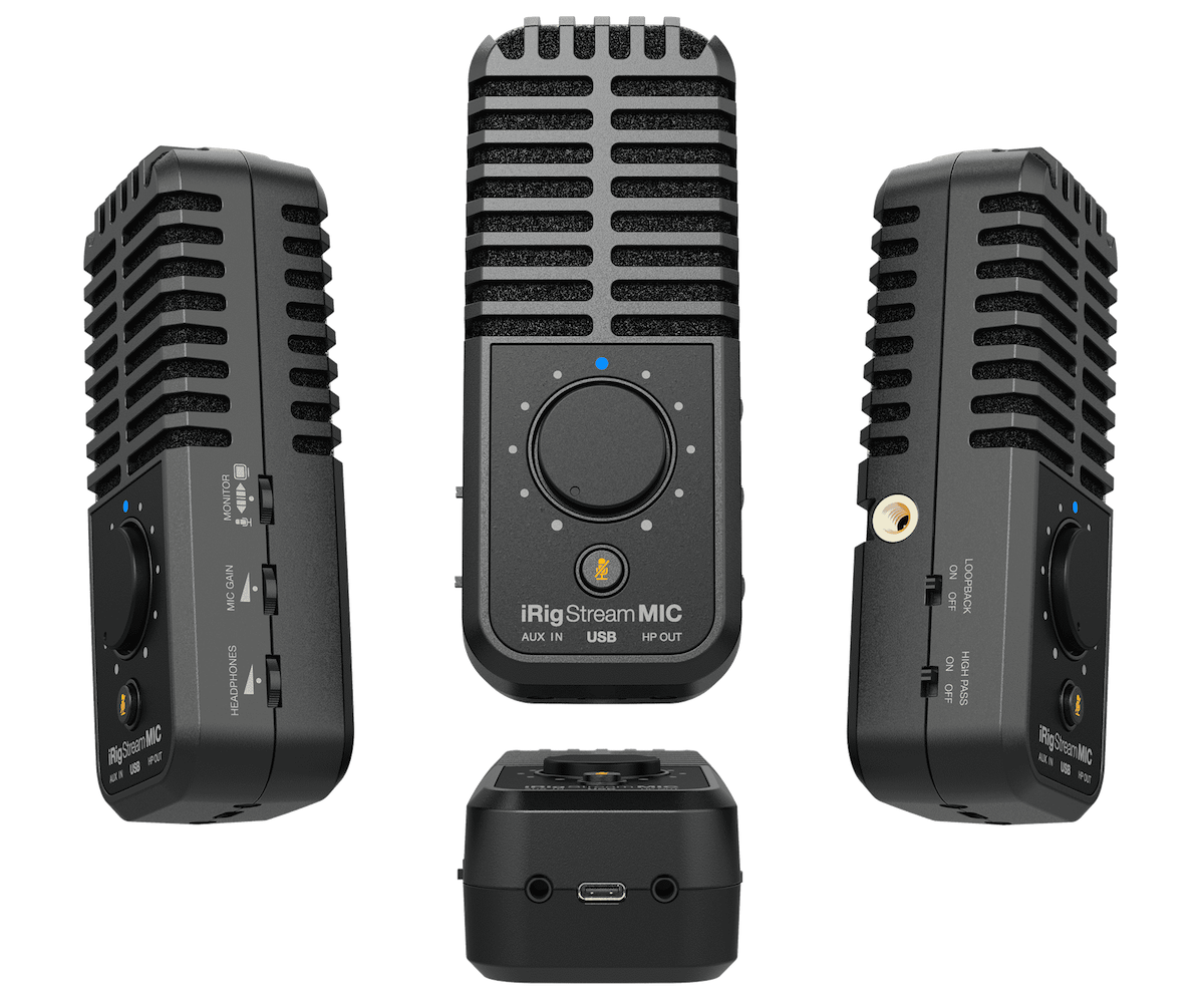 IK Multimedia iRig Stream Mic USB | ポッドキャストやライブ配信に