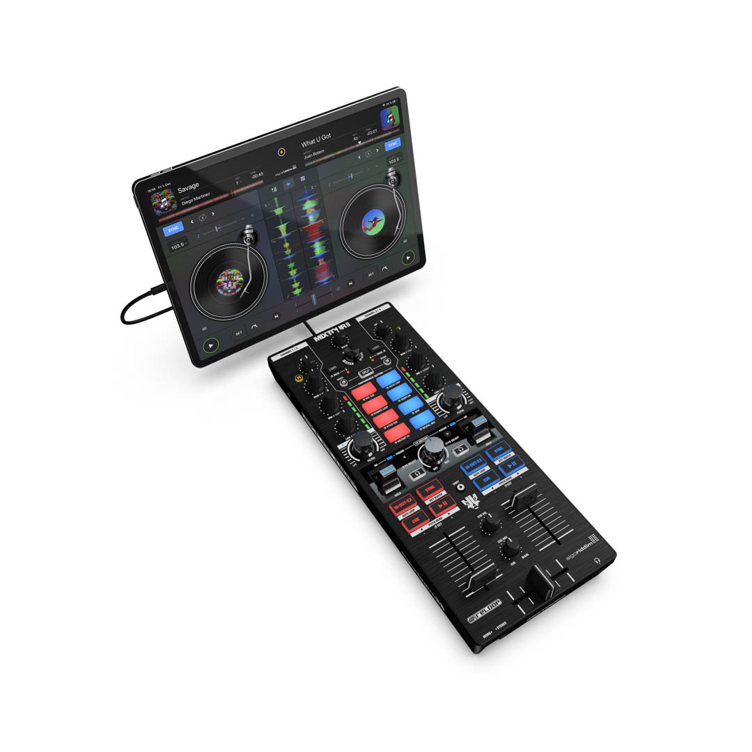 Reloop Mixtour Pro | djay Pro用の超ポータブル、オールインワン4