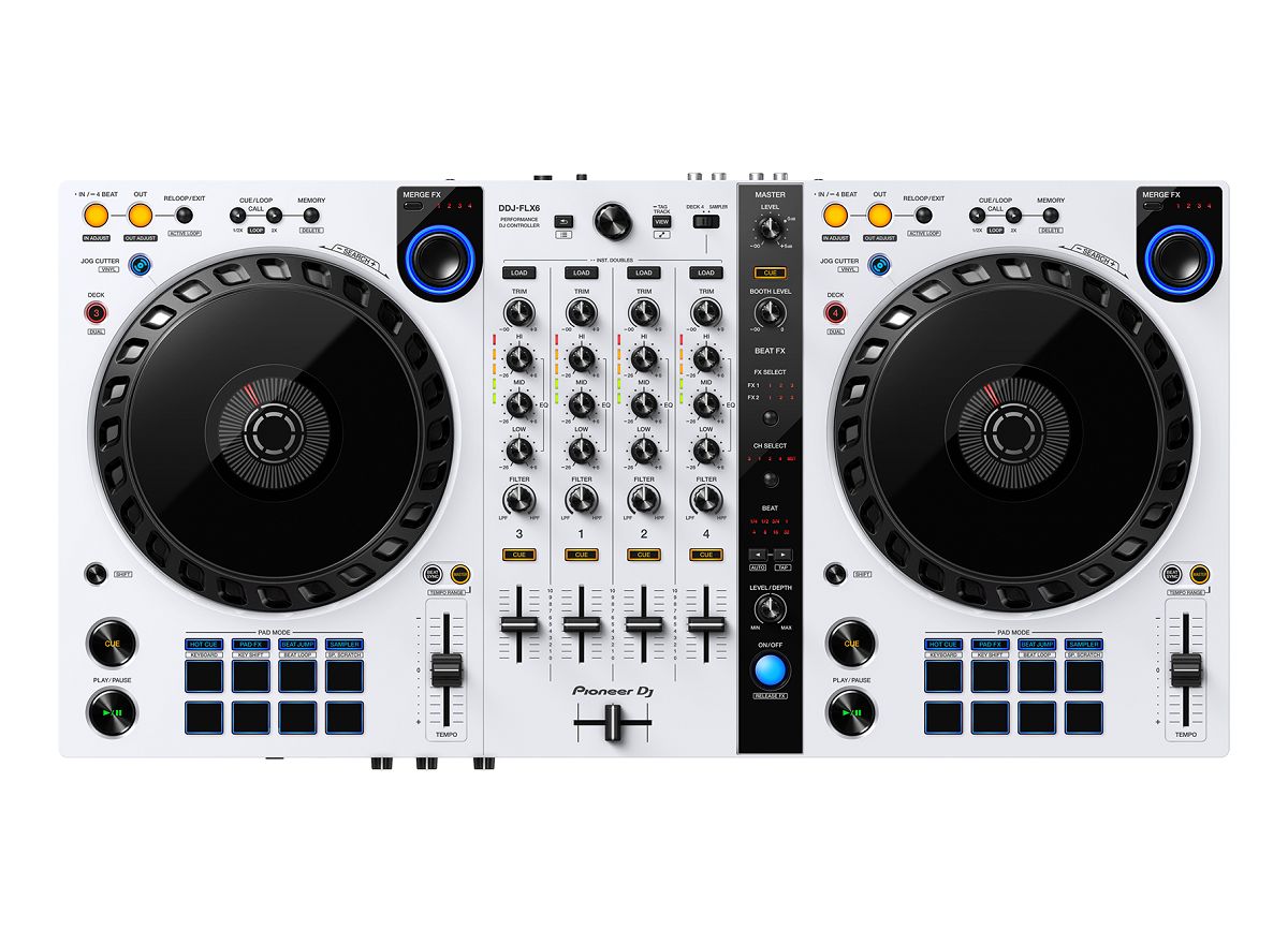 Pioneer DJ DDJ-FLX6 / DDJ-FLX6-W | 多様なジャンルの楽曲ミックスに
