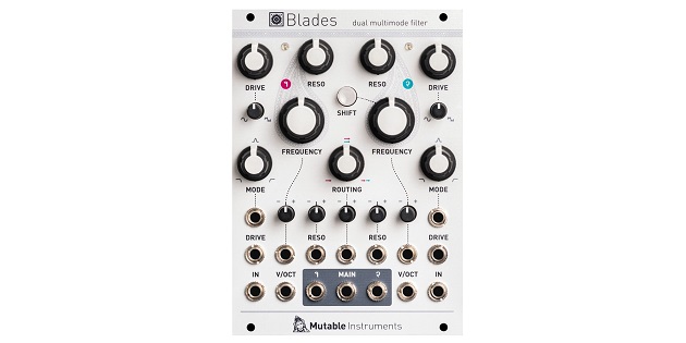 Mutable Instruments Blades | ユーロラック・デュアル・マルチモード