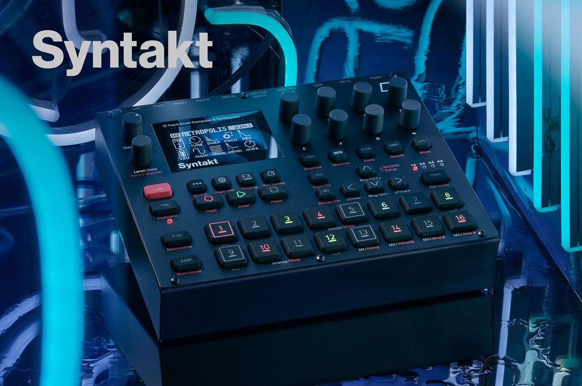 Elektron ” Syntakt ” | 12トラックのドラムコンピュータ