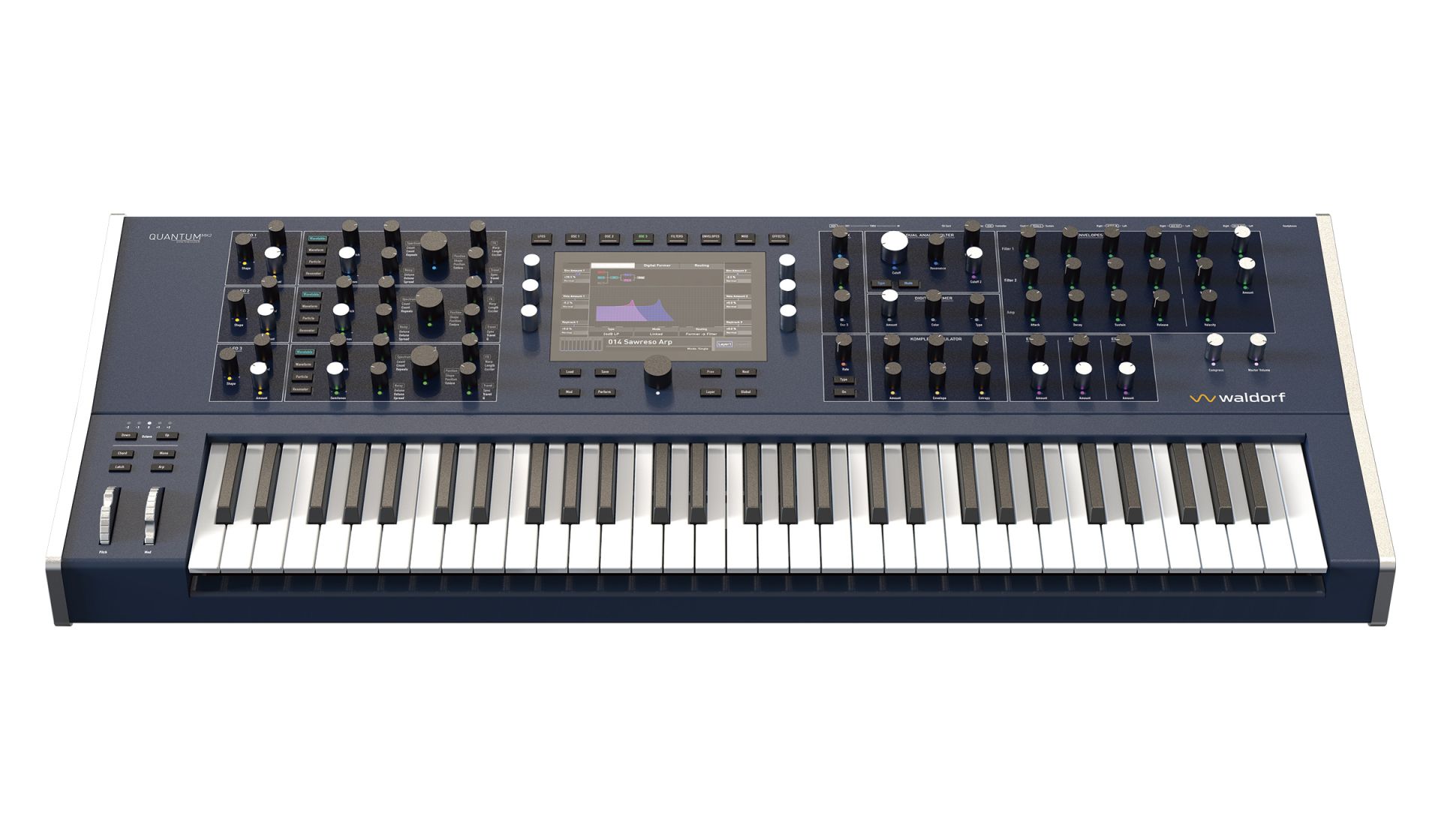 WALDORF Quantum MK2 | ポリフォニック・アフタータッチ・キーボードを
