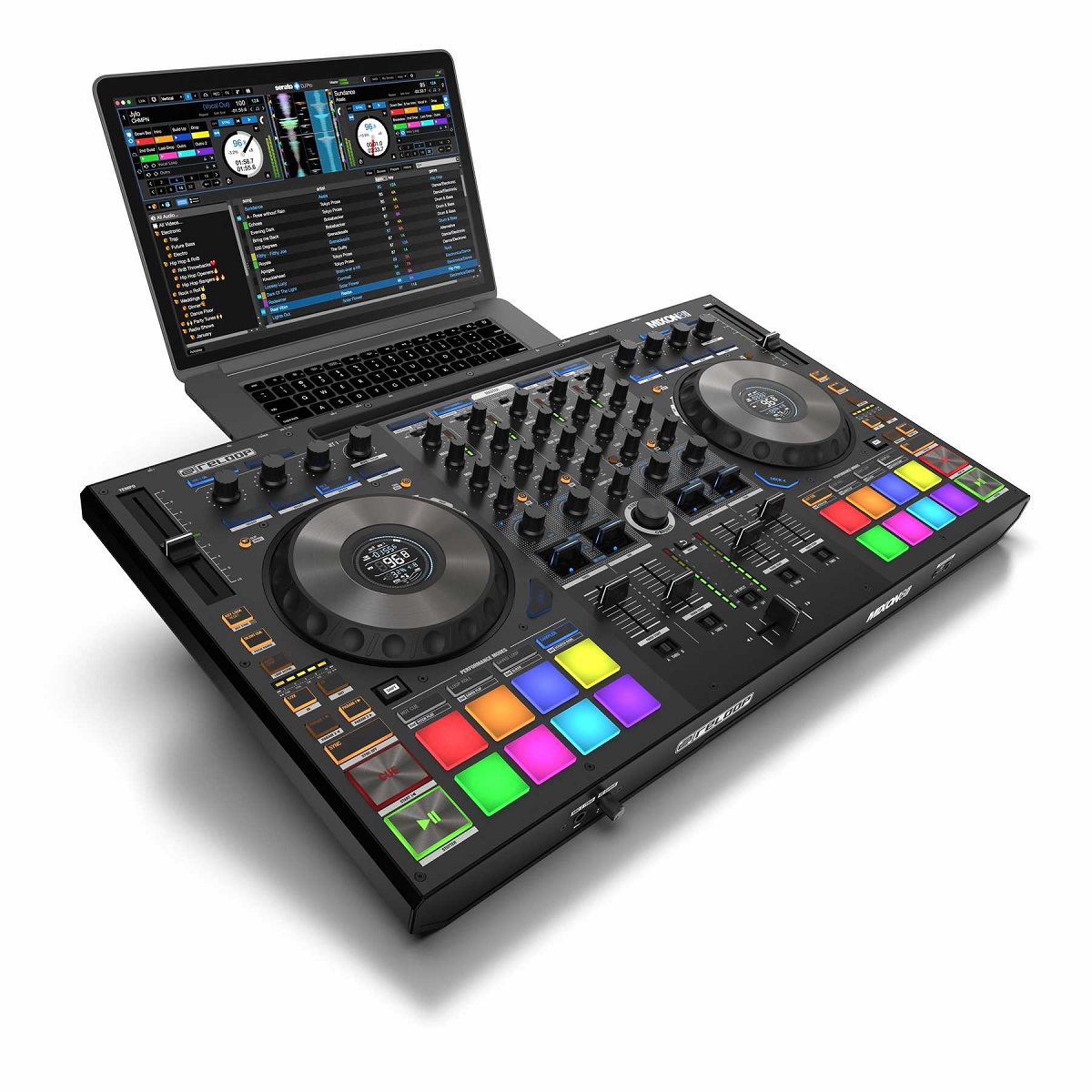 Reloop Mixon 8 Pro | Serato DJ Pro / Algoriddim djay 用4チャンネル