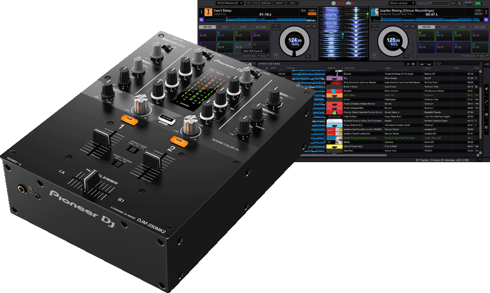 Pioneer DJ DJM-250MK2 発表！DVS対応のシンプルなDJミキサー