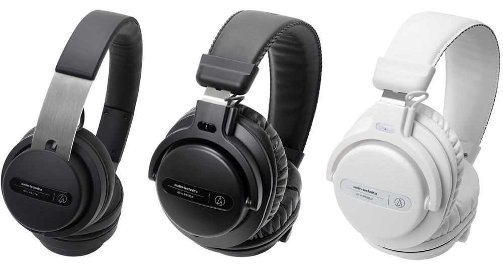 オーディオテクニカ DJヘッドホン ATH-PRO7X / ATH-PRO5X 発表