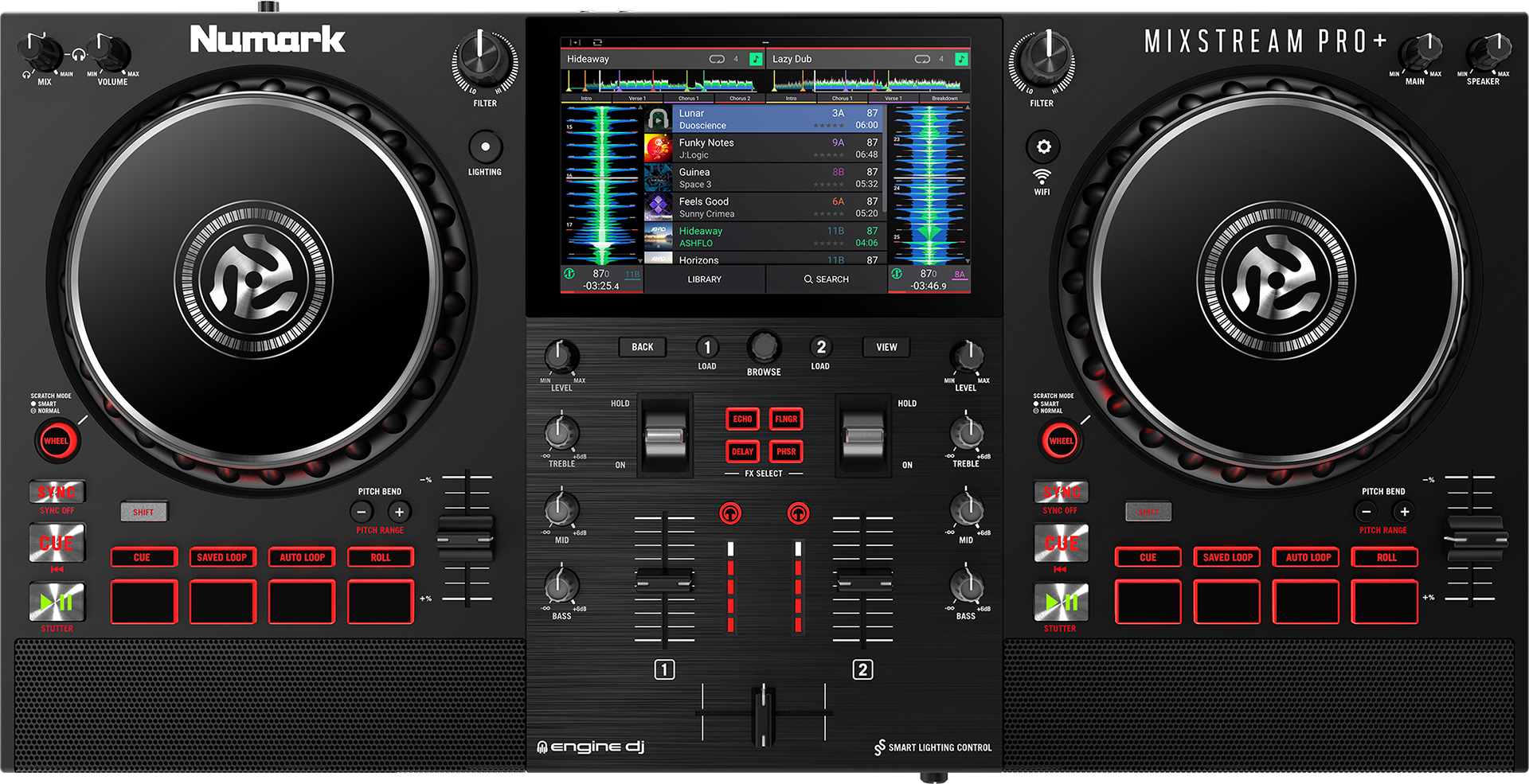 Numark Mixstream Pro＋ | ストリーミング音源対応のオールインワンDJ